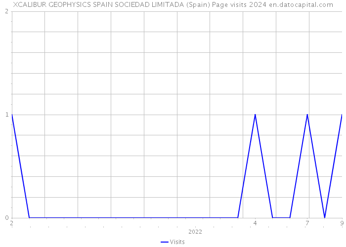 XCALIBUR GEOPHYSICS SPAIN SOCIEDAD LIMITADA (Spain) Page visits 2024 