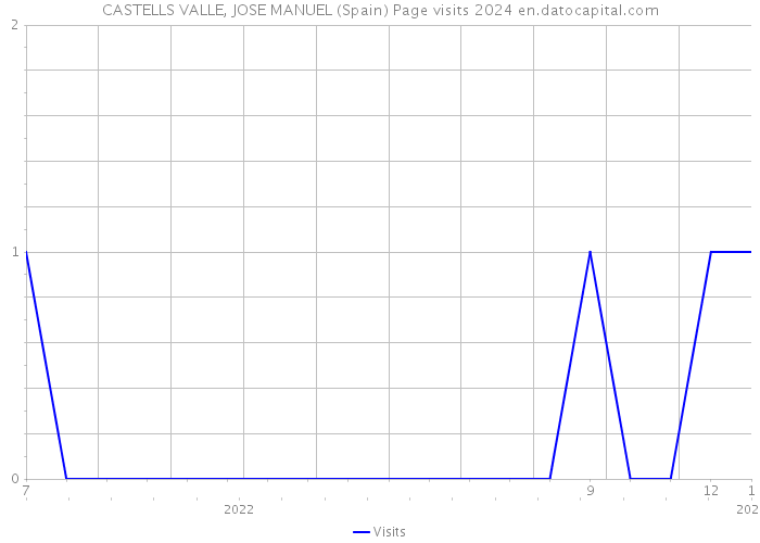 CASTELLS VALLE, JOSE MANUEL (Spain) Page visits 2024 
