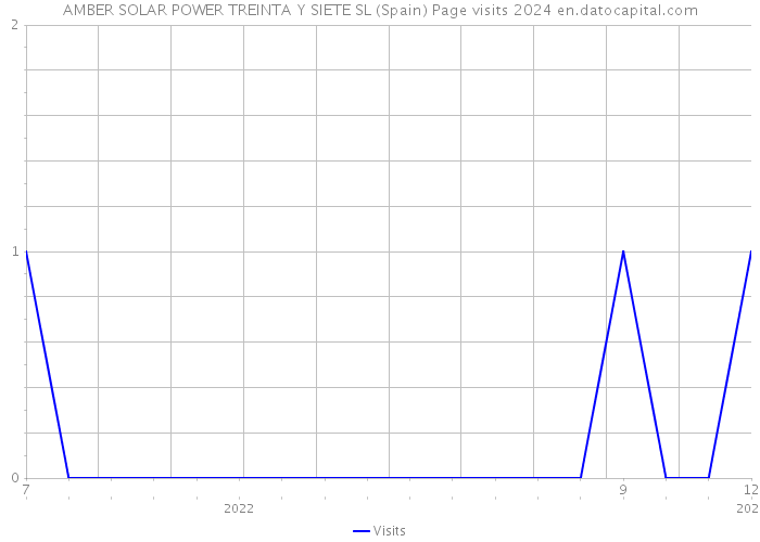 AMBER SOLAR POWER TREINTA Y SIETE SL (Spain) Page visits 2024 