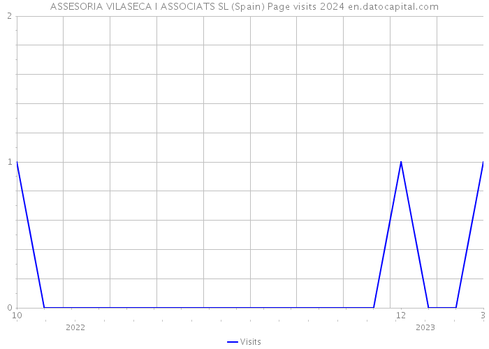 ASSESORIA VILASECA I ASSOCIATS SL (Spain) Page visits 2024 