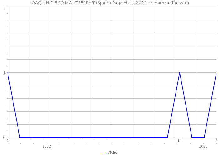 JOAQUIN DIEGO MONTSERRAT (Spain) Page visits 2024 