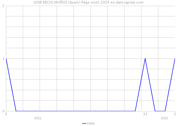 JOSE RECIO MUÑOZ (Spain) Page visits 2024 