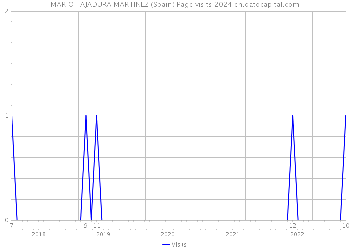 MARIO TAJADURA MARTINEZ (Spain) Page visits 2024 
