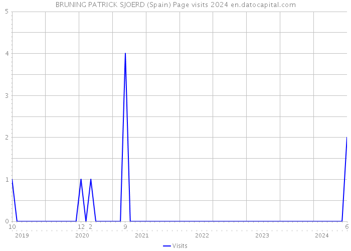 BRUNING PATRICK SJOERD (Spain) Page visits 2024 