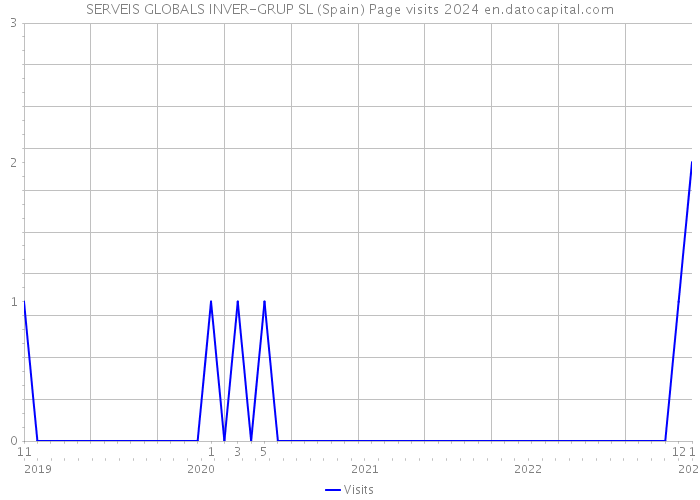 SERVEIS GLOBALS INVER-GRUP SL (Spain) Page visits 2024 