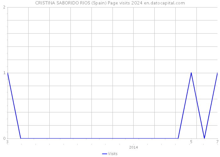 CRISTINA SABORIDO RIOS (Spain) Page visits 2024 