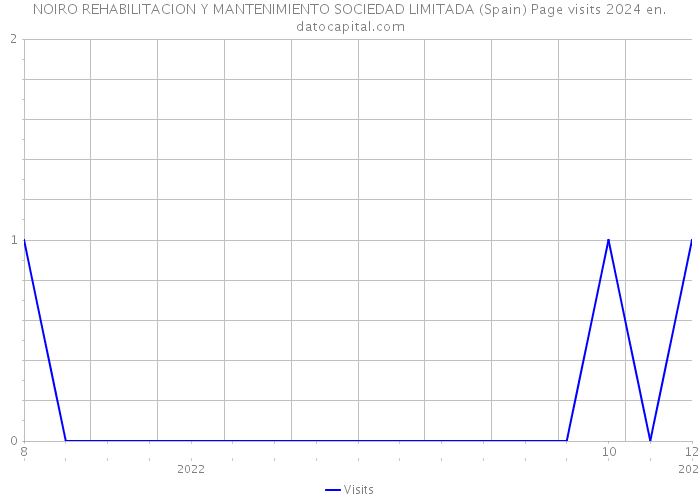 NOIRO REHABILITACION Y MANTENIMIENTO SOCIEDAD LIMITADA (Spain) Page visits 2024 