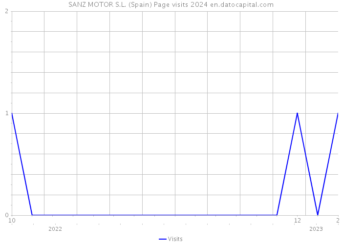 SANZ MOTOR S.L. (Spain) Page visits 2024 