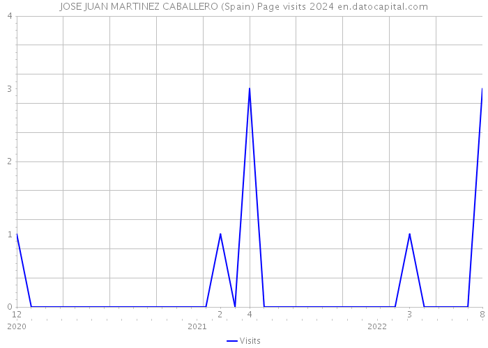 JOSE JUAN MARTINEZ CABALLERO (Spain) Page visits 2024 