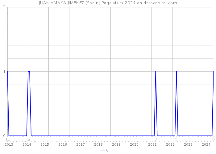 JUAN AMAYA JIMENEZ (Spain) Page visits 2024 