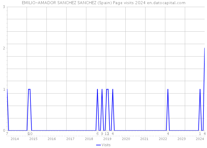 EMILIO-AMADOR SANCHEZ SANCHEZ (Spain) Page visits 2024 