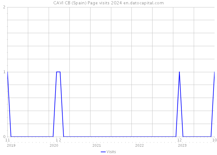 CAVI CB (Spain) Page visits 2024 