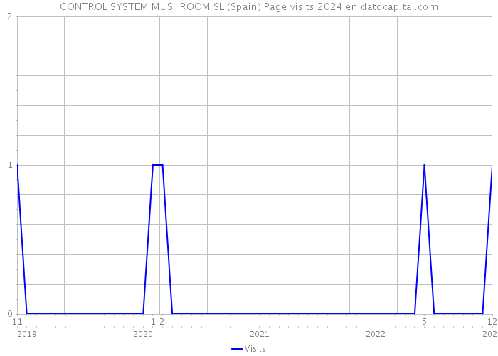 CONTROL SYSTEM MUSHROOM SL (Spain) Page visits 2024 