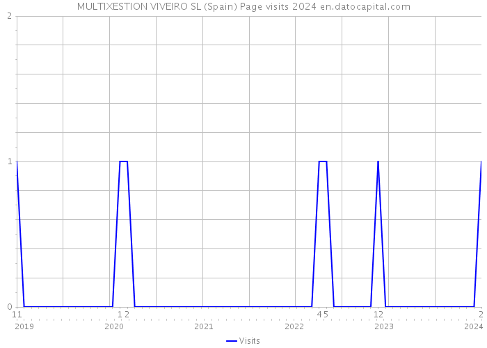 MULTIXESTION VIVEIRO SL (Spain) Page visits 2024 