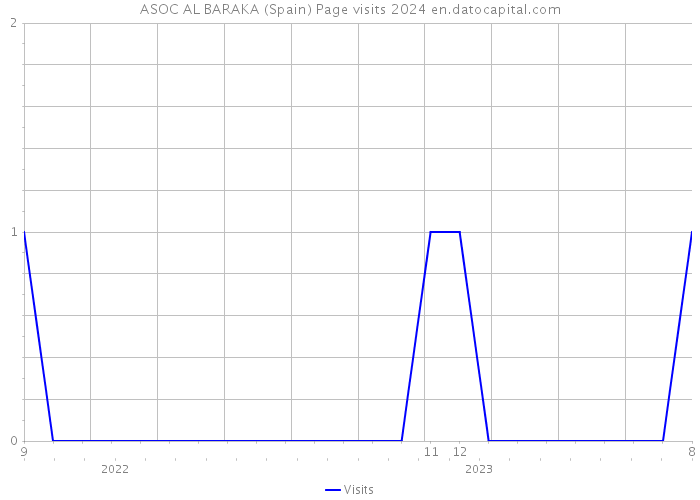 ASOC AL BARAKA (Spain) Page visits 2024 