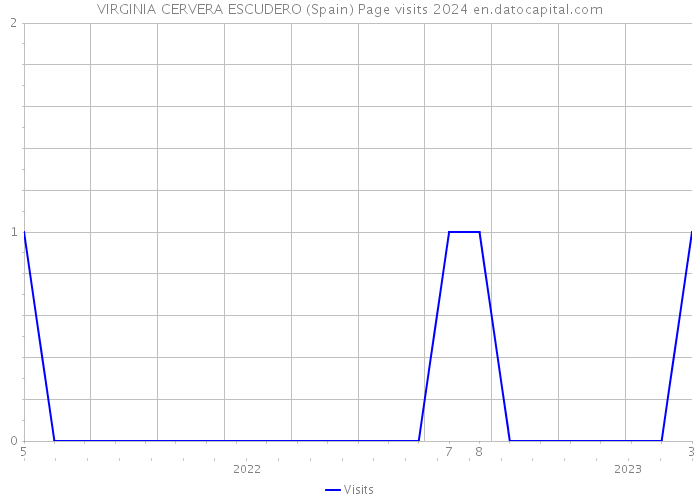 VIRGINIA CERVERA ESCUDERO (Spain) Page visits 2024 