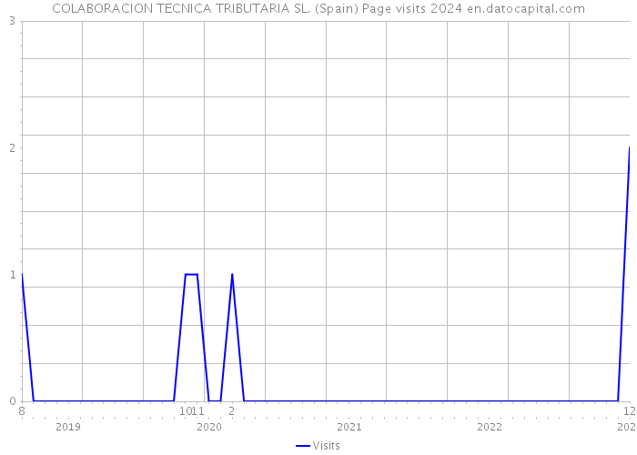 COLABORACION TECNICA TRIBUTARIA SL. (Spain) Page visits 2024 