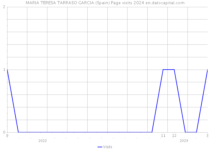 MARIA TERESA TARRASO GARCIA (Spain) Page visits 2024 