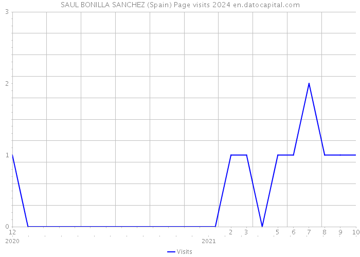 SAUL BONILLA SANCHEZ (Spain) Page visits 2024 
