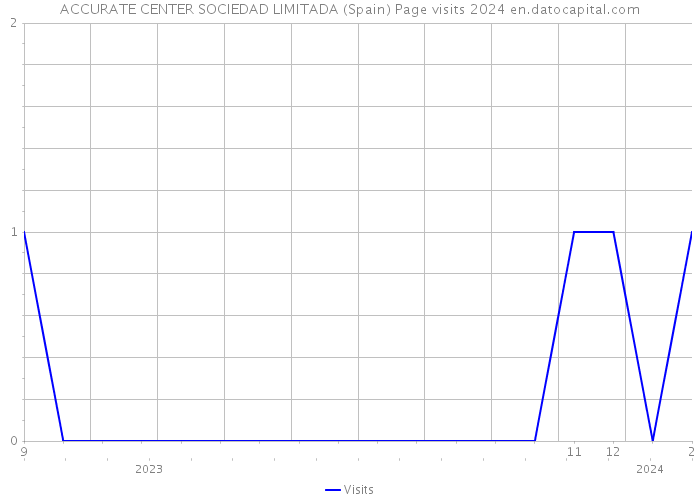 ACCURATE CENTER SOCIEDAD LIMITADA (Spain) Page visits 2024 