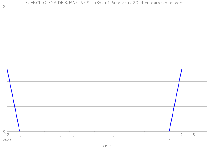 FUENGIROLENA DE SUBASTAS S.L. (Spain) Page visits 2024 
