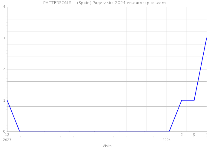 PATTERSON S.L. (Spain) Page visits 2024 
