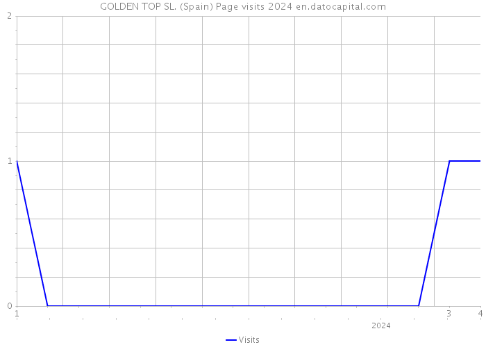 GOLDEN TOP SL. (Spain) Page visits 2024 