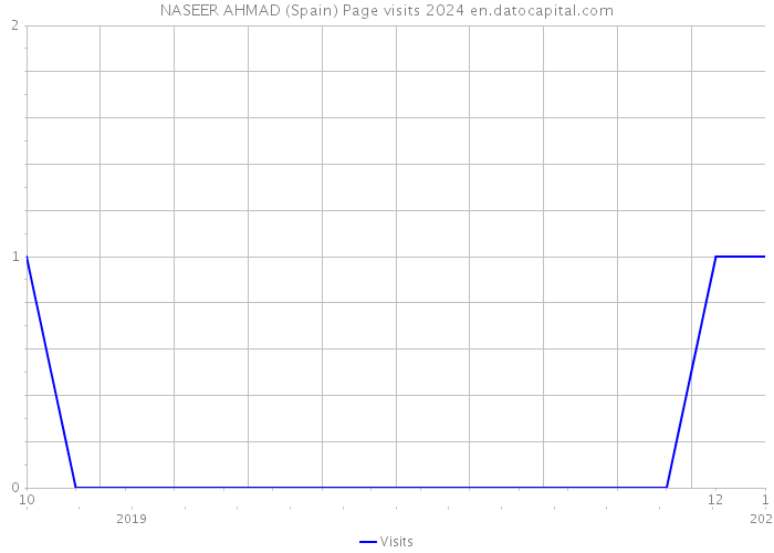 NASEER AHMAD (Spain) Page visits 2024 