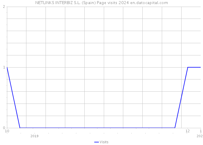NETLINKS INTERBIZ S.L. (Spain) Page visits 2024 