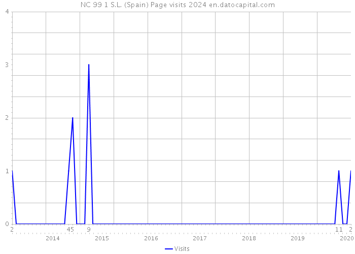 NC 99 1 S.L. (Spain) Page visits 2024 