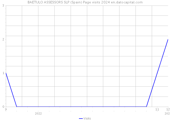 BAETULO ASSESSORS SLP (Spain) Page visits 2024 