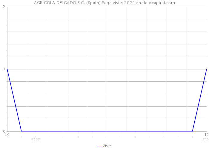 AGRICOLA DELGADO S.C. (Spain) Page visits 2024 