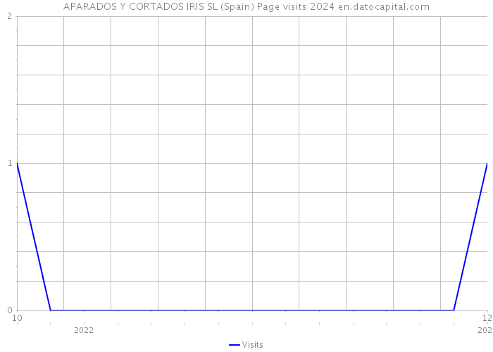 APARADOS Y CORTADOS IRIS SL (Spain) Page visits 2024 