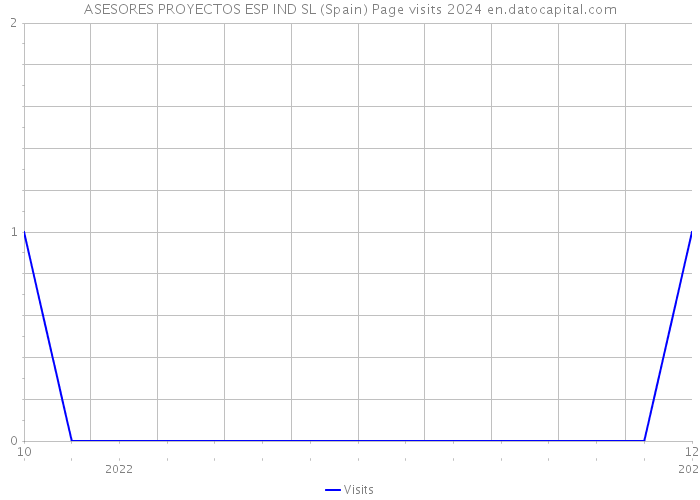 ASESORES PROYECTOS ESP IND SL (Spain) Page visits 2024 