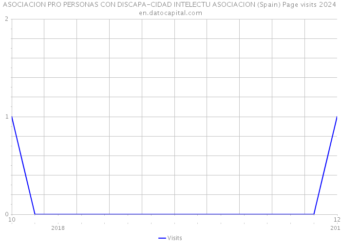 ASOCIACION PRO PERSONAS CON DISCAPA-CIDAD INTELECTU ASOCIACION (Spain) Page visits 2024 