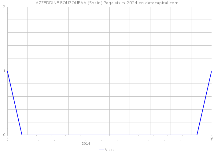 AZZEDDINE BOUZOUBAA (Spain) Page visits 2024 