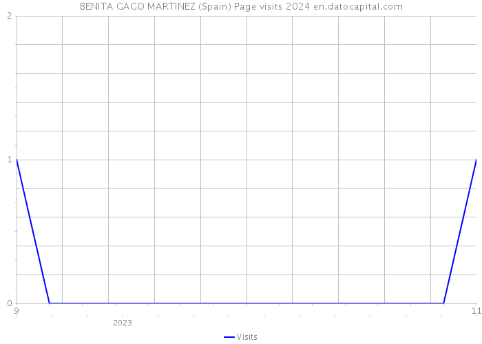 BENITA GAGO MARTINEZ (Spain) Page visits 2024 