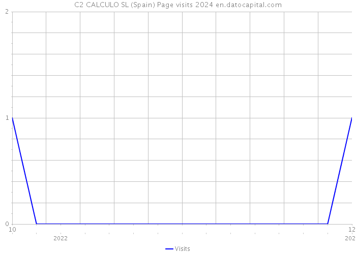 C2 CALCULO SL (Spain) Page visits 2024 