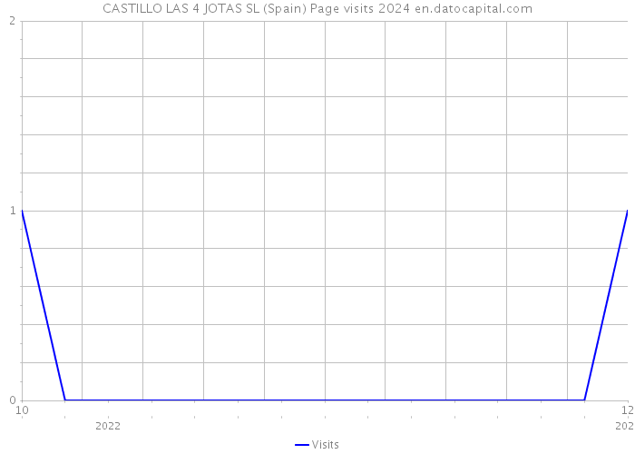CASTILLO LAS 4 JOTAS SL (Spain) Page visits 2024 