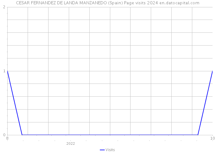 CESAR FERNANDEZ DE LANDA MANZANEDO (Spain) Page visits 2024 