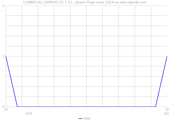 COMERCIAL CAPROIG 33 C S.L. (Spain) Page visits 2024 