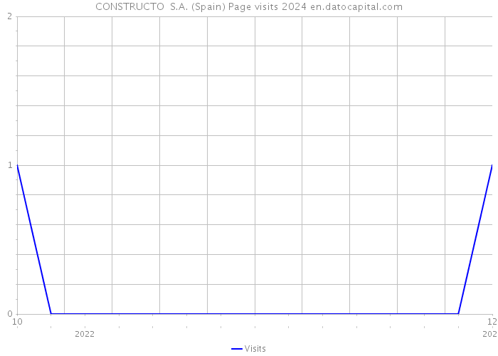 CONSTRUCTO S.A. (Spain) Page visits 2024 