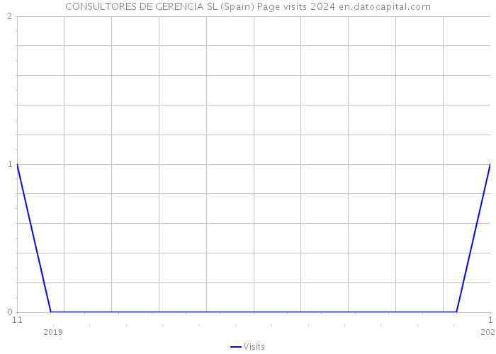 CONSULTORES DE GERENCIA SL (Spain) Page visits 2024 