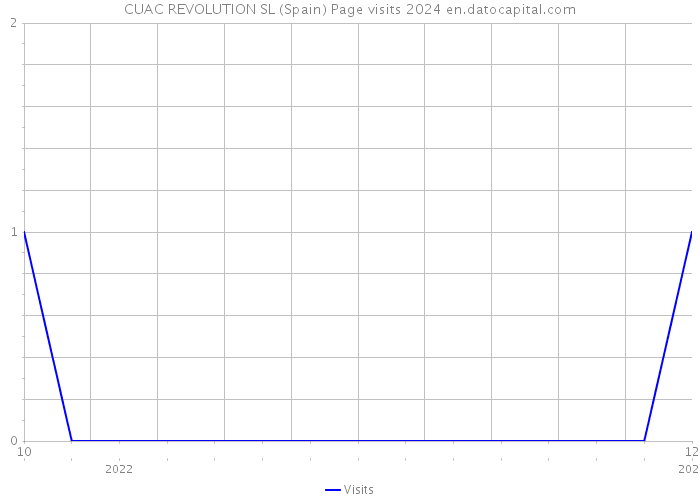 CUAC REVOLUTION SL (Spain) Page visits 2024 