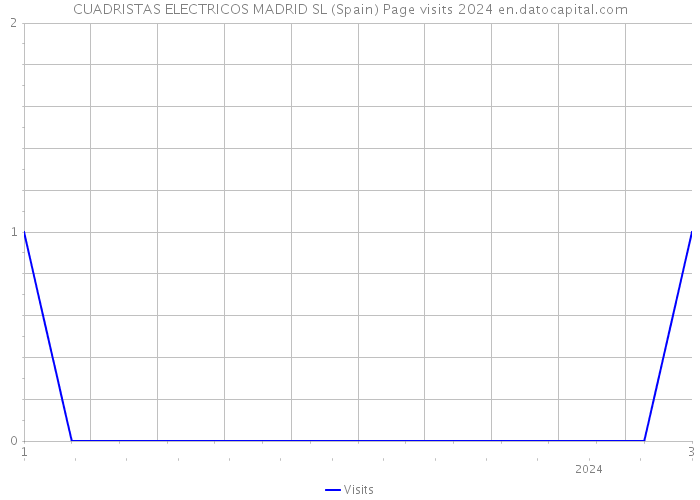 CUADRISTAS ELECTRICOS MADRID SL (Spain) Page visits 2024 