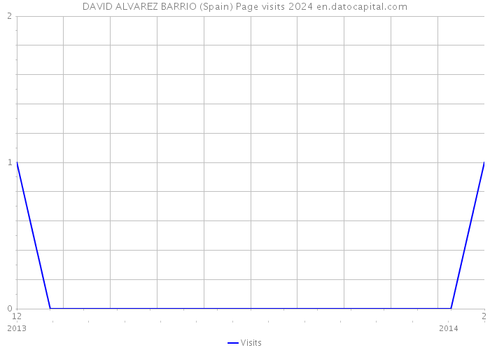 DAVID ALVAREZ BARRIO (Spain) Page visits 2024 