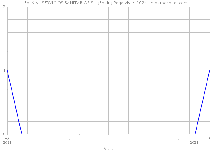 FALK VL SERVICIOS SANITARIOS SL. (Spain) Page visits 2024 