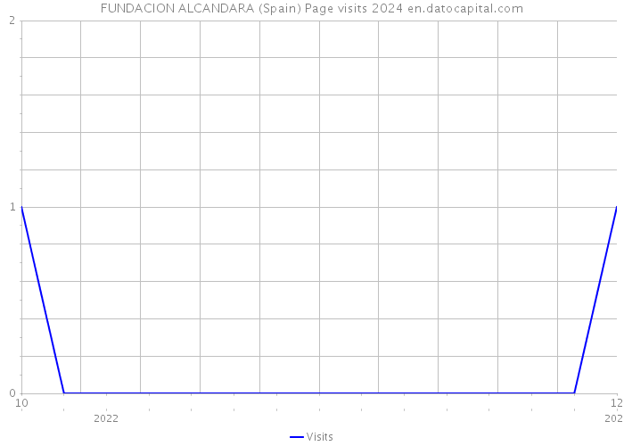 FUNDACION ALCANDARA (Spain) Page visits 2024 