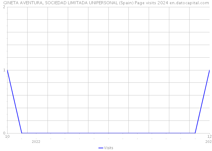 GINETA AVENTURA, SOCIEDAD LIMITADA UNIPERSONAL (Spain) Page visits 2024 