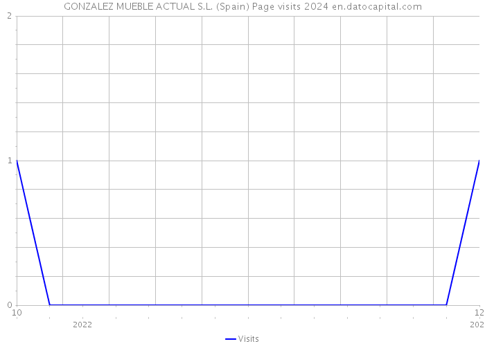 GONZALEZ MUEBLE ACTUAL S.L. (Spain) Page visits 2024 